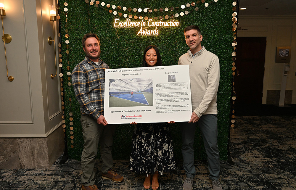 Kaplan Construction honored with Eagle Award for Sportsmen’s Center